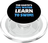 Divertido profesor de natación e instructor de natación PopSockets PopGrip para MagSafe