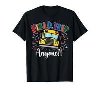 Divertido profesor estudiante a juego autobús escolar viaje de campo Cualquiera Camiseta