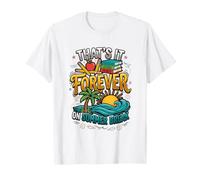 Divertido Profesor Jubilado eso es para Siempre en Las Vacaciones de Verano Camiseta