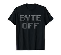 Divertido programador Byte Off Ordenador Código Binario humor diseño Camiseta