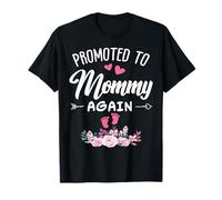 Divertido promocionado a mamá de Nuevo es una Chica - Cute Mom Again Camiseta