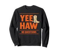 Divertido pronombre Yee Haw tee Cowboy Humor Country Laugh Western Sudadera