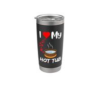 Divertido propietario de jacuzzi I love jacuzzis cita jacuzzi al aire libre J Vaso térmico de acero inoxidable de doble pared