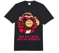 Divertido Proverbio Polaco Not My Circus Not My Monkeys Pink Girls Comfort Colors Adult Heavyweight T-Shirt