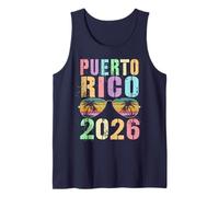 Divertido Puerto Rico 2026 Vacay Travel Vacation Matching Moms Camiseta sin Mangas