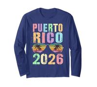 Divertido Puerto Rico 2026 Vacay Travel Vacation Matching Moms Manga Larga
