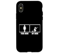 Divertido pulverizador para grafiteros, tu madre, mi madre, mi hija y tu hijo Carcasa para iPhone X/XS