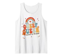 Divertido Queef Queen Cat Inapropiado Sucio Humor Adulto Chistes Camiseta sin Mangas