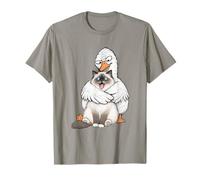 Divertido Ragdoll Cat Sarcástico Torpe Tonto Ganso Hugger Humor Camiseta