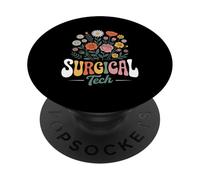 Divertido Ramo de Flores Silvestres con tecnología quirúrgica PopSockets PopGrip Adhesivo