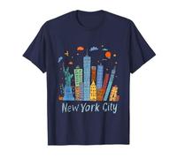 Divertido Recuerdo de la Ciudad de Nueva York para niños pequeños o niñas Camiseta