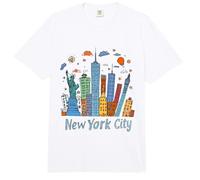 Divertido Recuerdo de la Ciudad de Nueva York para niños pequeños o niñas Comfort Colors Adult Heavyweight T-Shirt