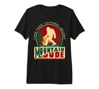 Divertido Recuerdo de Lake Tahoe Sasquatch Original Mountain Dude Camiseta Premium