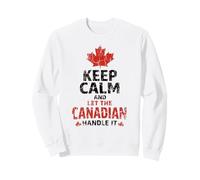 Divertido Regalo Canadiense Keep Calm Maple Leaf Canada Pride Design Sudadera