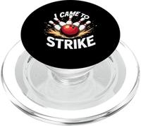 Divertido Regalo con Cita de Bolos I Came To Strike PopSockets PopGrip para MagSafe