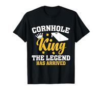 Divertido regalo Cornhole King the Legend Has Arrived Camiseta