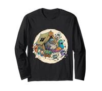 Divertido Regalo de Aventura de Camping al Aire Libre araña Manga Larga