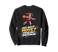 Divertido regalo de baloncesto para perro Cavalier King Charles Spaniel Sudadera
