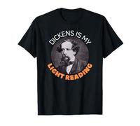 Divertido regalo de Charles Dickens, lectura ligera de literatura inglesa Camiseta