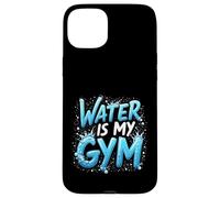 Divertido Regalo de Cita de natación Water Is My Gym Carcasa para iPhone 15 Plus