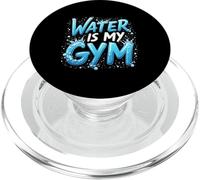 Divertido Regalo de Cita de natación Water Is My Gym PopSockets PopGrip para MagSafe
