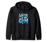 Divertido Regalo de Cita de natación Water Is My Gym Sudadera con Capucha