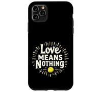Divertido Regalo de Cita de Tenis Love Means Nothing Carcasa para iPhone 11 Pro MAX