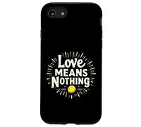 Divertido Regalo de Cita de Tenis Love Means Nothing Carcasa para iPhone SE (2020) / 7/8