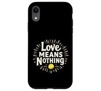 Divertido Regalo de Cita de Tenis Love Means Nothing Carcasa para iPhone XR