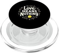 Divertido Regalo de Cita de Tenis Love Means Nothing PopSockets PopGrip para MagSafe