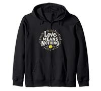 Divertido Regalo de Cita de Tenis Love Means Nothing Sudadera con Capucha