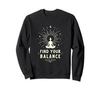 Divertido Regalo de Cita de Yoga Encuentra tu Equilibrio Sudadera