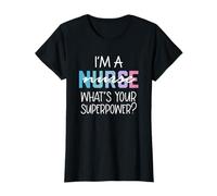 Divertido regalo de enfermera, RN, I'm a Nurse What's Your Superpower Camiseta