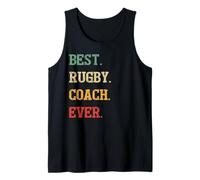 Divertido regalo de entrenador de rugby | El mejor entrenador de rugby de todos los tiempos Camiseta sin Mangas