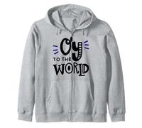 Divertido Regalo de Hanukkah Oy to The World Sudadera con Capucha