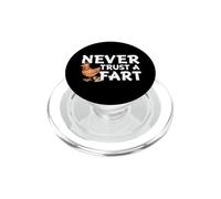 Divertido Regalo de Huevo de gallina para Hombres y Mujeres Cool Never Trust A Fart PopSockets PopGrip para MagSafe