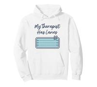 Divertido Regalo de natación My Therapist Has Lanes para Nadadores Sudadera con Capucha