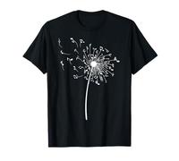 Divertido regalo de notas musicales para hombres y mujeres, flor de diente de león Camiseta