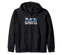 Divertido Regalo de Paracaidista con Texto en inglés I Jump out of Perfectly Good Airplanes Sudadera con Capucha