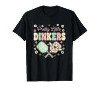 Divertido Regalo de Pickleball para Mujer, Pretty Little Dinkers Girls Camiseta gráfica económica