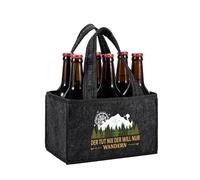 Divertido regalo de senderismo para hombres, accesorios de senderismo, bolso de mano de cerveza, regalo de cumpleaños personalizado, regalos, accesorios de senderismo con texto en alemán "Der TUT NIX