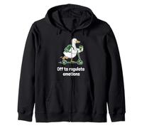 Divertido Regalo de Terapia de Ganso para Regular Las emociones Sudadera con Capucha