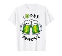 Divertido Regalo irlandés del día de San Patricio, trébol de la Suerte, Hombres y Mujeres Camiseta