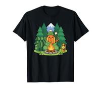 Divertido Regalo Natural para Acampar hogueras al Aire Libre para Acampar Salchichas Camiseta