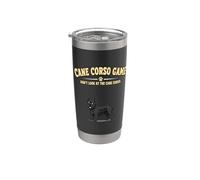 Divertido regalo para amantes de los perros Cane Corso Game Vaso térmico de acero inoxidable de doble pared