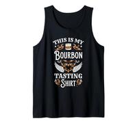 Divertido Regalo para Amantes del Whisky con Sabor a Este es mi Bourbon Camiseta sin Mangas