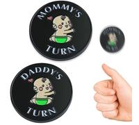 Divertido regalo para bebé, moneda de decisión para nuevos padres, regalos de embarazo, regalos para nuevos padres, regalos para parejas, Halloween, Acción de Gracias, regalo de Navidad para primera