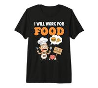 Divertido Regalo para papá Foodie para él, Amigo, Regalo para Hombres y Mujeres Camiseta Premium