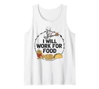 Divertido Regalo para papá Foodie para él, Amigo, Regalo para Hombres y Mujeres Camiseta sin Mangas