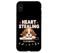 Divertido regalo para perro Beagle en forma de corazón, cachorro Beagle Carcasa para iPhone XS Max